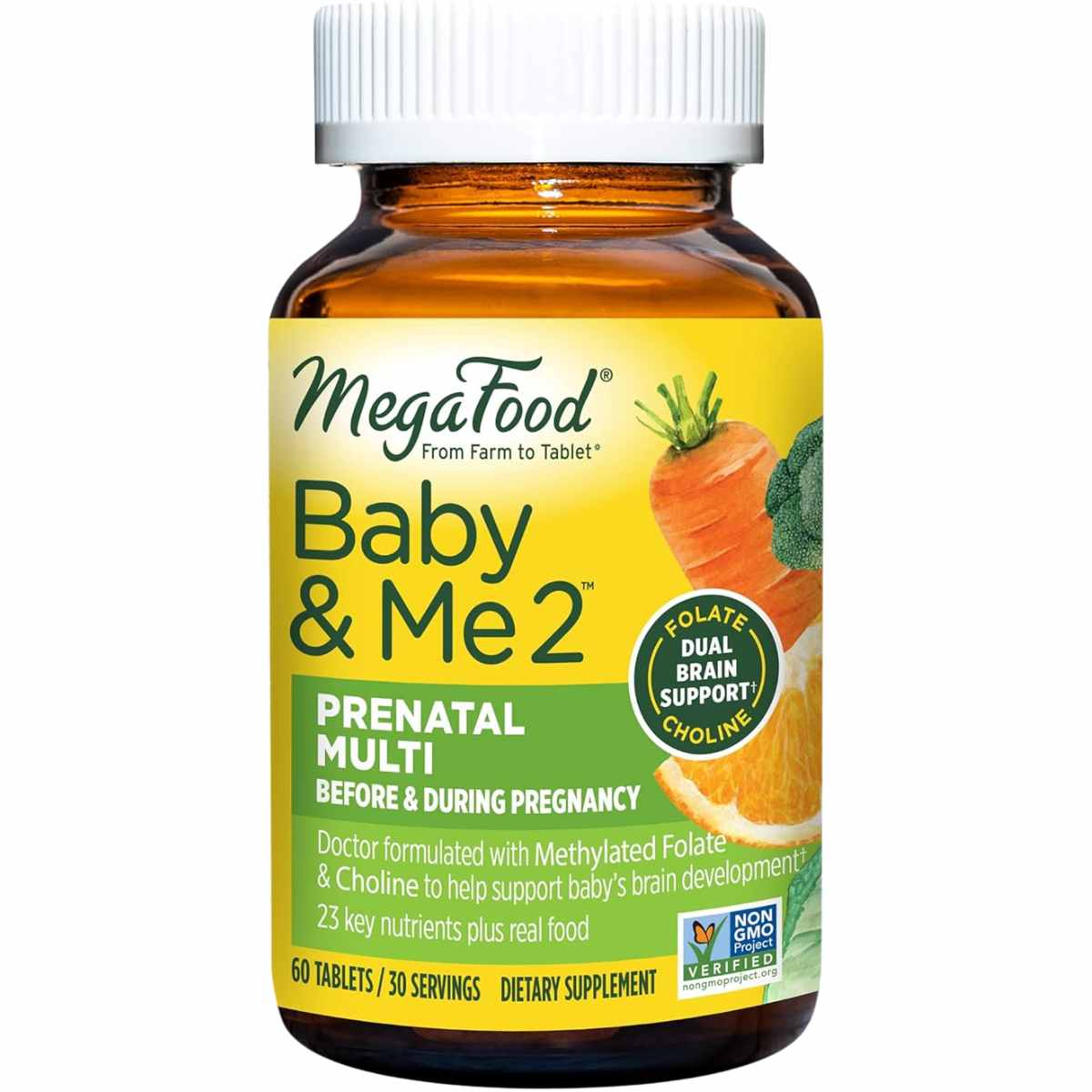 ¡Súper Prenatal Multivitamínico de MegaFood! 🚀 ¡60 comprimidos llenos de amor y nutrientes para ti y tu pequeño! 💖 ¡Potencia tu embarazo con esta poción mágica de salud! ✨ ¡Porque mamá feliz, bebé feliz! 🌈 ¡Convierte cada día en una aventura saludable para ti y tu pequeñín con nuestras divertidas tabletas! 🎈 ¡Bienestar en cada mordida! 🌟 #MegaFoodMagic 🌈👶