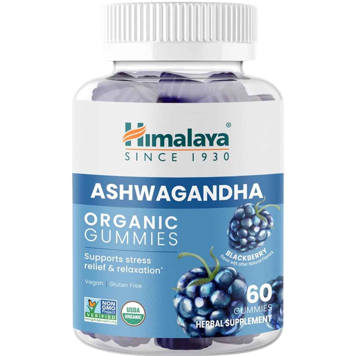 Himalaya Ashwagandha - Sabor Mora - 60 Gomitas