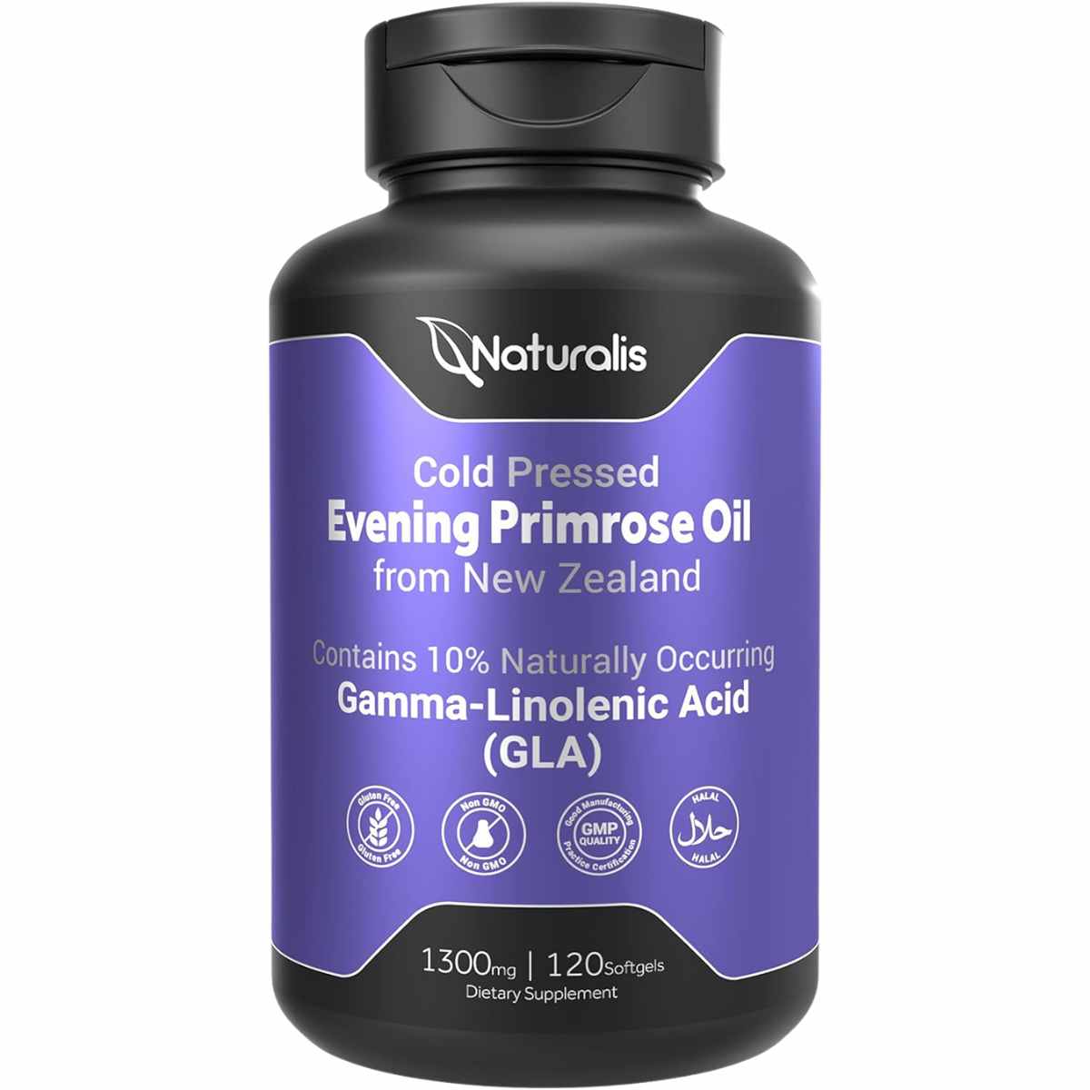 Descubre el Aceite de Onagra de Nueva Zelanda 1300 mg con GLA en cápsulas blandas de Naturalis. Potencia tu bienestar hormonal y cuida tu piel con esta fórmula de alta calidad. ¡Aprovecha los beneficios de la naturaleza para sentirte mejor cada día!