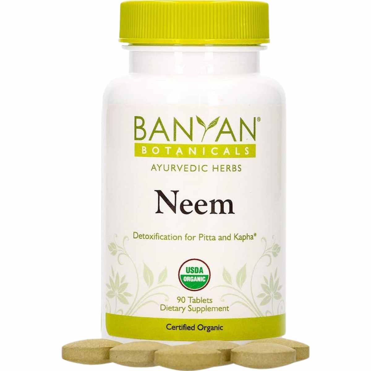 Banyan Botanicals Neem - 1000 mg - 90 Tabletas - Haz Tu Pedido