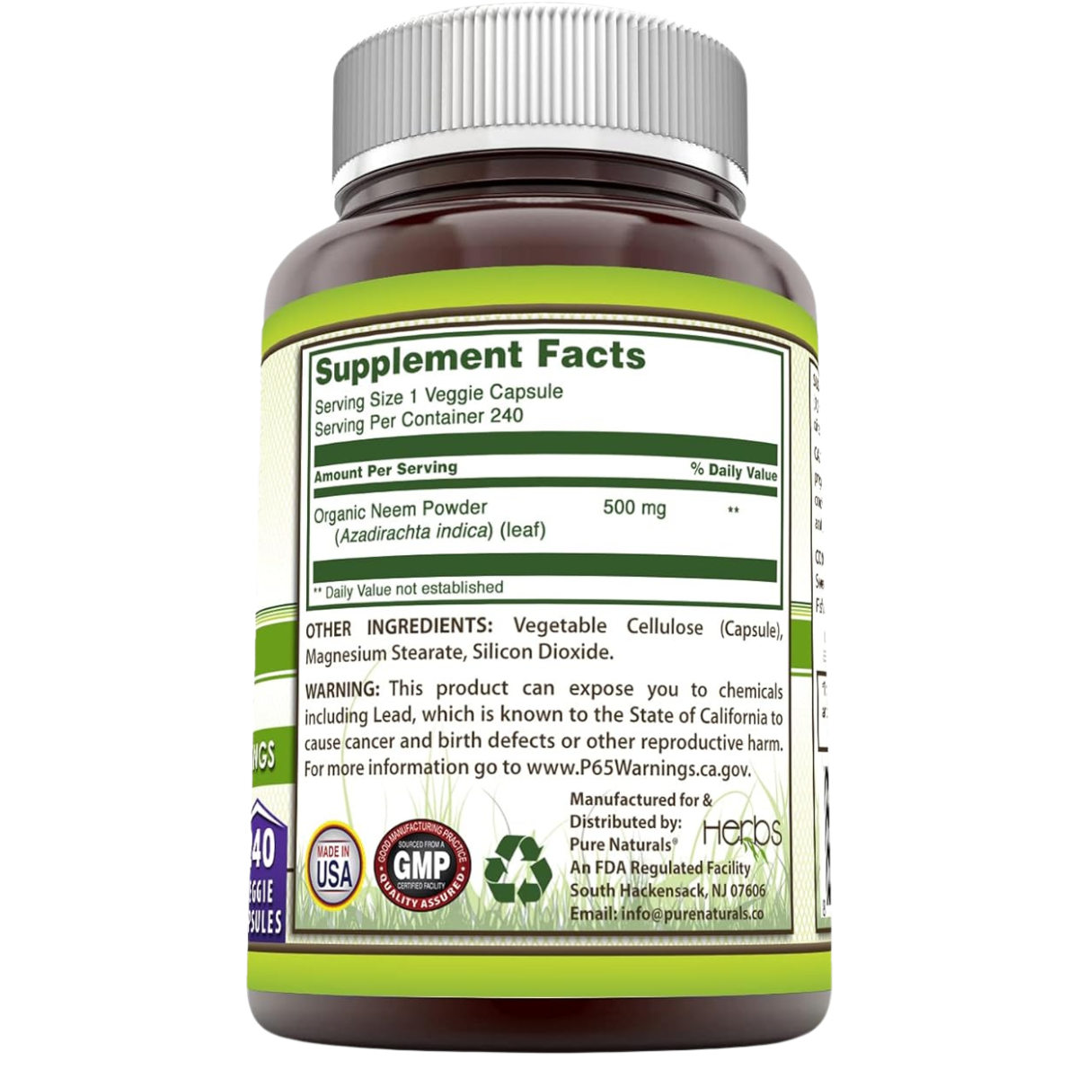 Neem 500 mg - Haz Tu Pedido