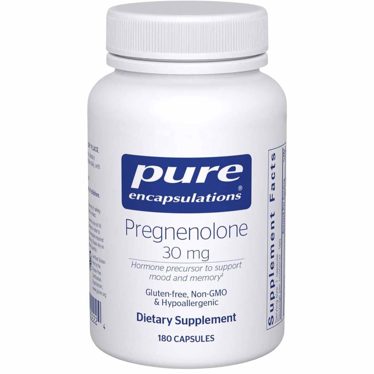 ¡Obtén Pure Encapsulations Pregnenolona 30 mg ! Aprovecha los beneficios de este suplemento para mejorar la memoria y promover un equilibrio hormonal óptimo.