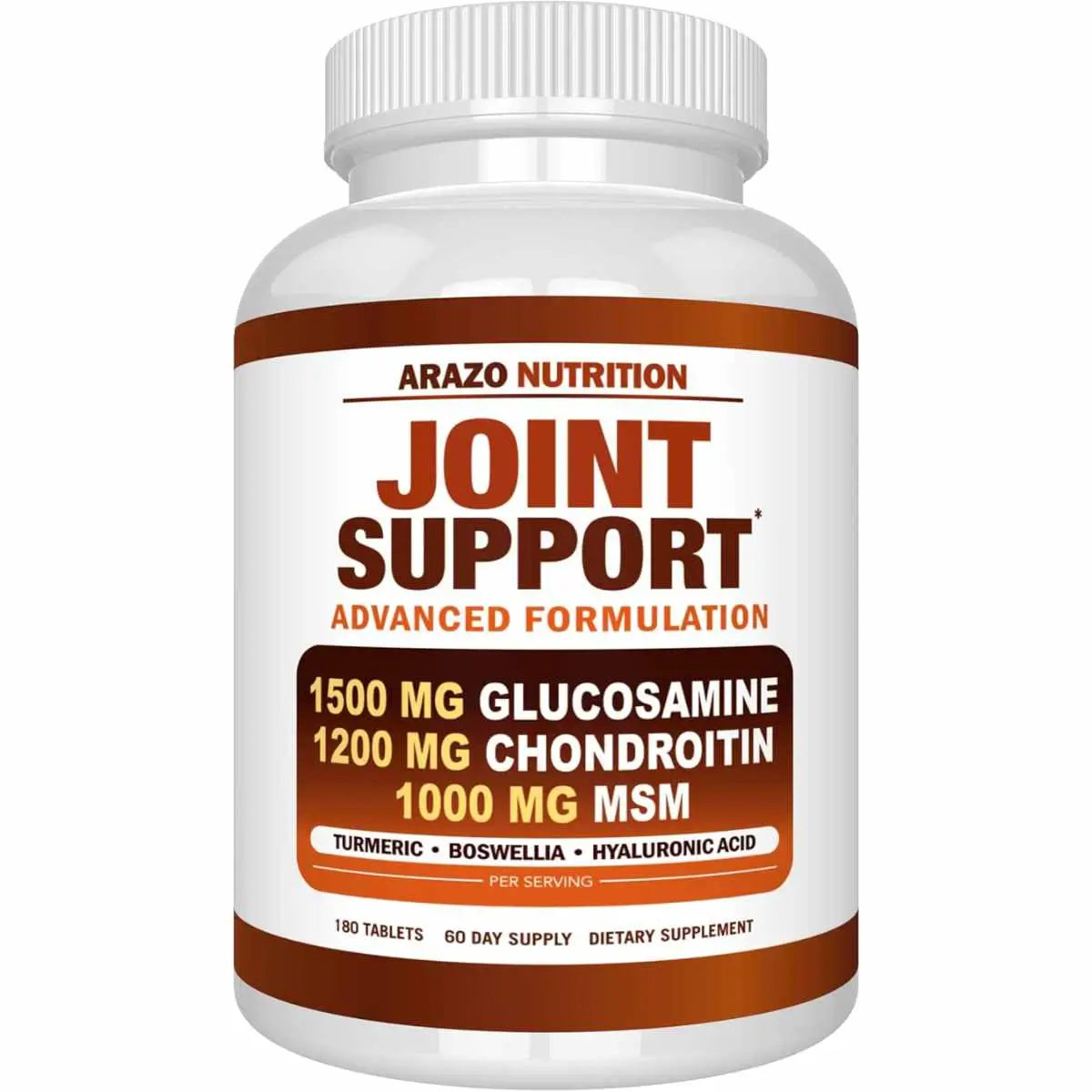 Glucosamina, Condroitina y MSM - Suplemento Avanzado para Articulaciones - 180 Cápsulas