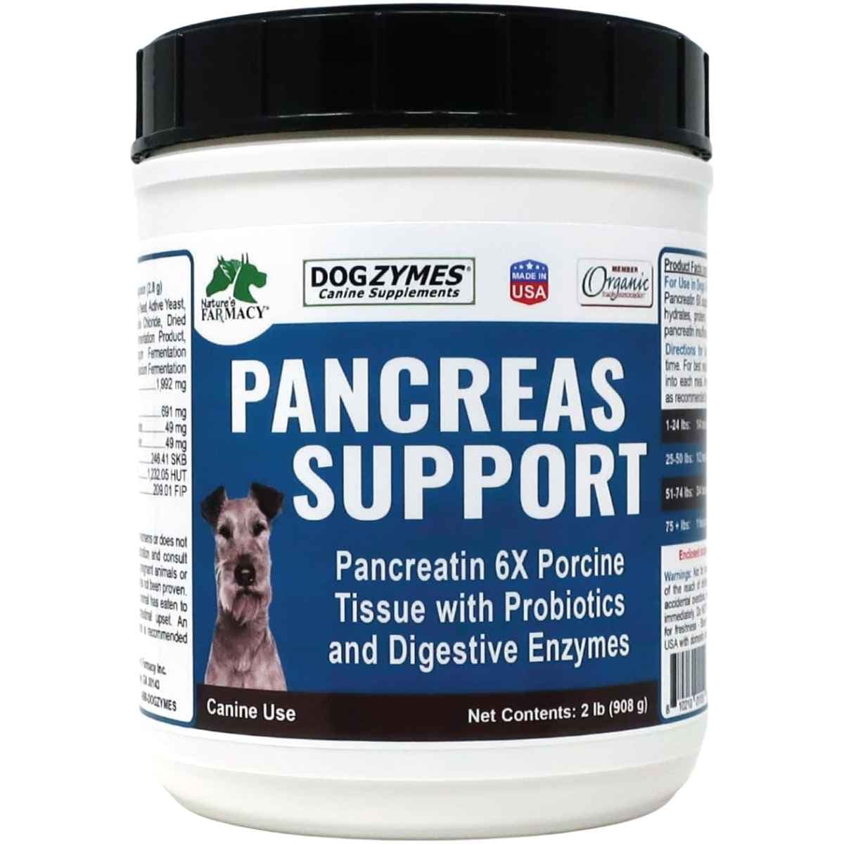 Dogzymes Pancreas Support para perros 908 g
