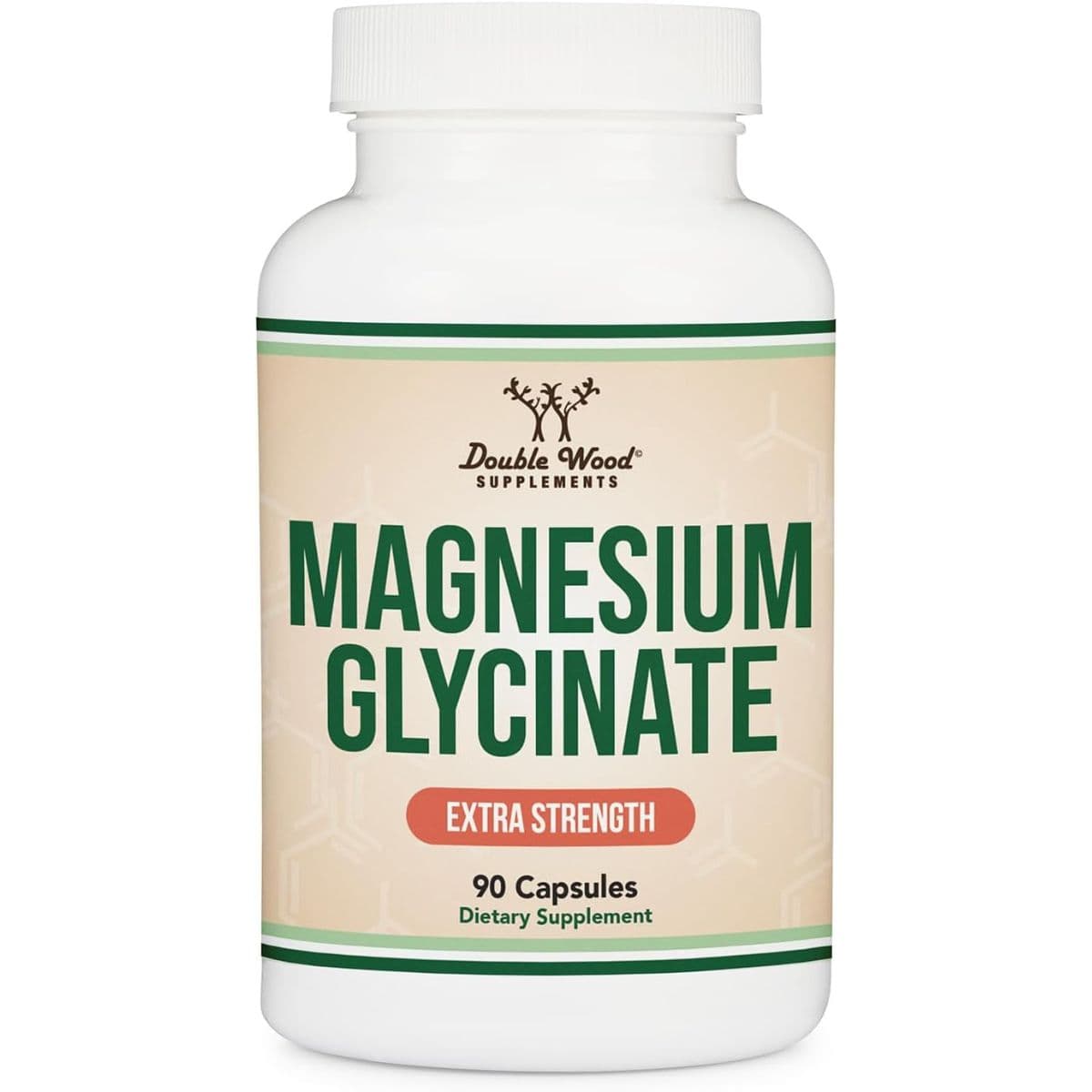 Double Wood glicinato de magnesio 120 mg por cápsula 90 cápsulas