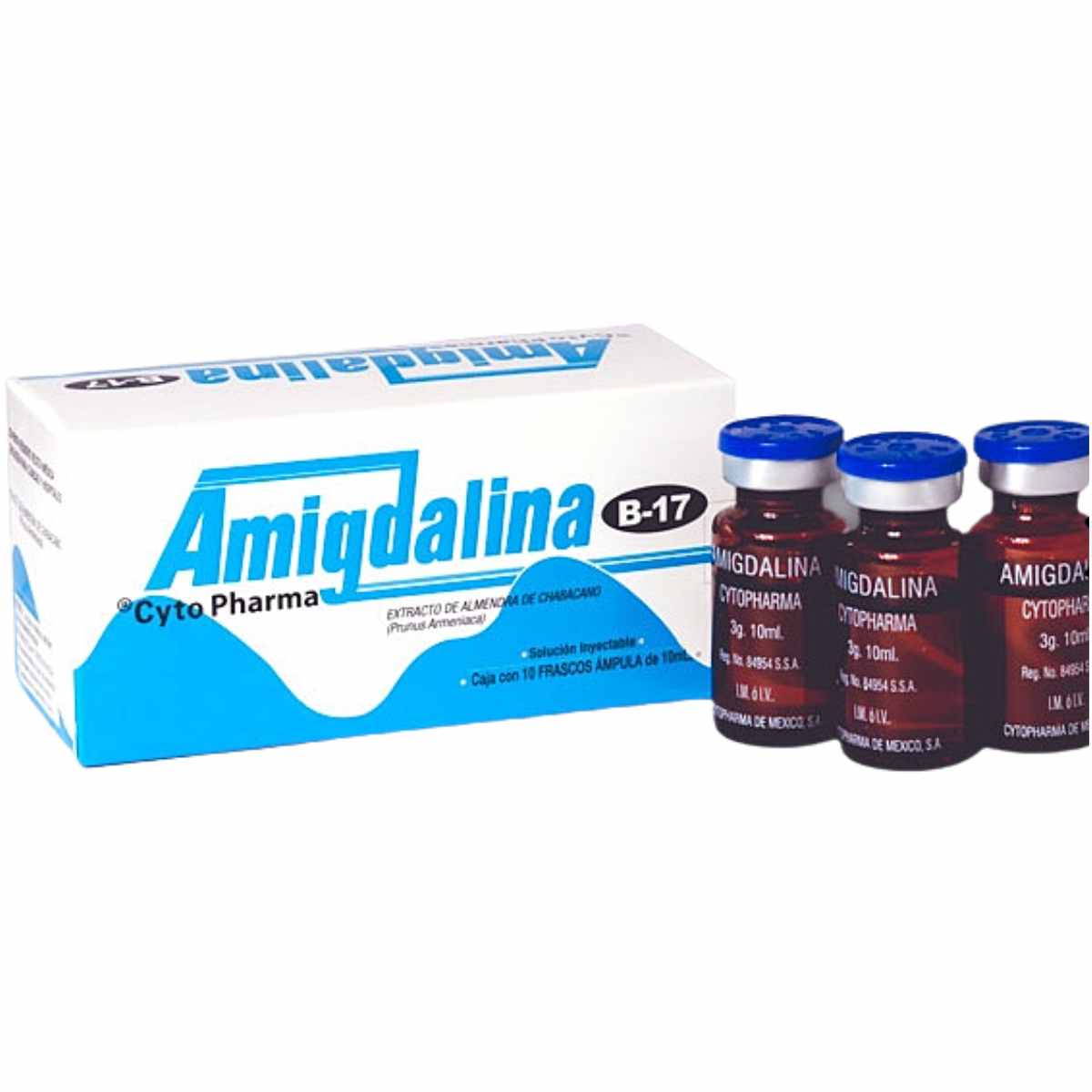 Amigdalina B17 Solución Inyectable - 10 Ampollas - Haz Tu Pedido