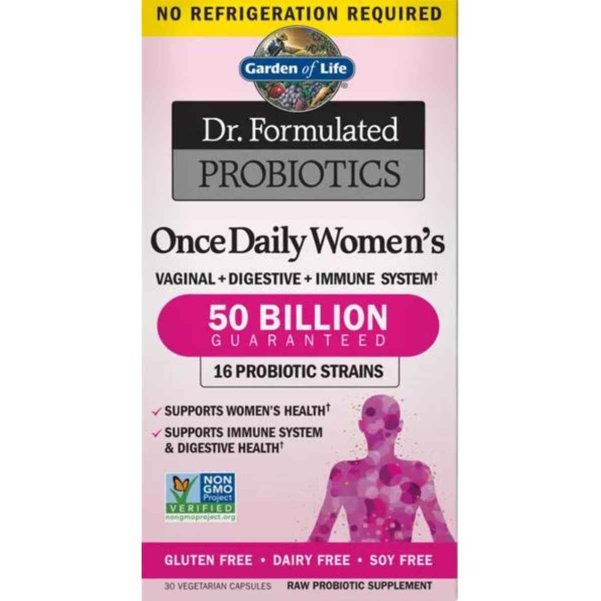 Imagen de Garden of Life Dr. Formulated probióticos para mujeres con indicación de una cápsula diaria