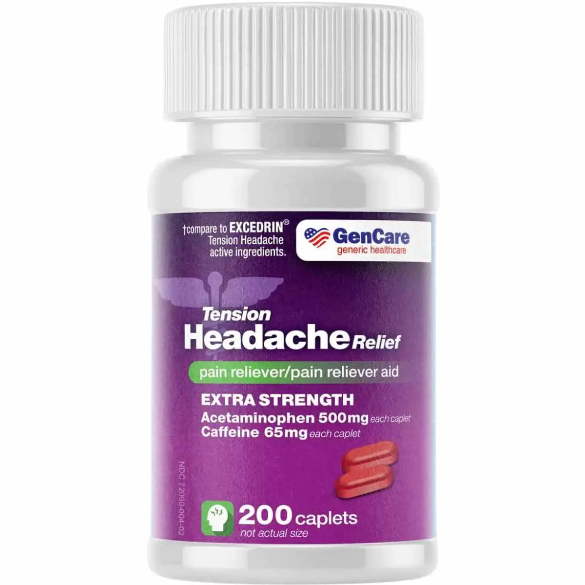 GenCare acetaminofen 500 mg + cafeina 65 mg - 200 Comprimidos - Haz Tu Pedido