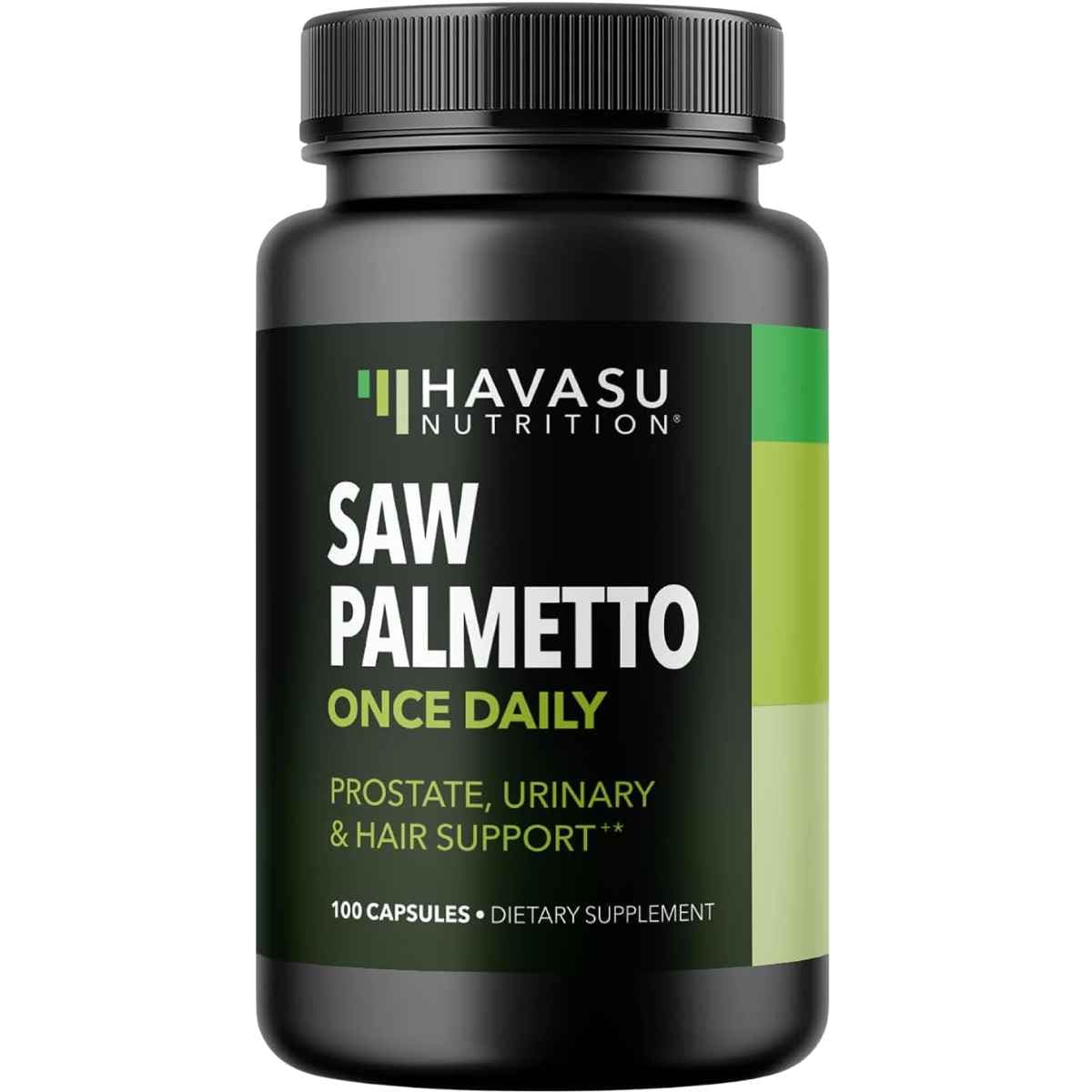 Havasu Nutrition saw palmetto 500 mg, frasco de 100 cápsulas