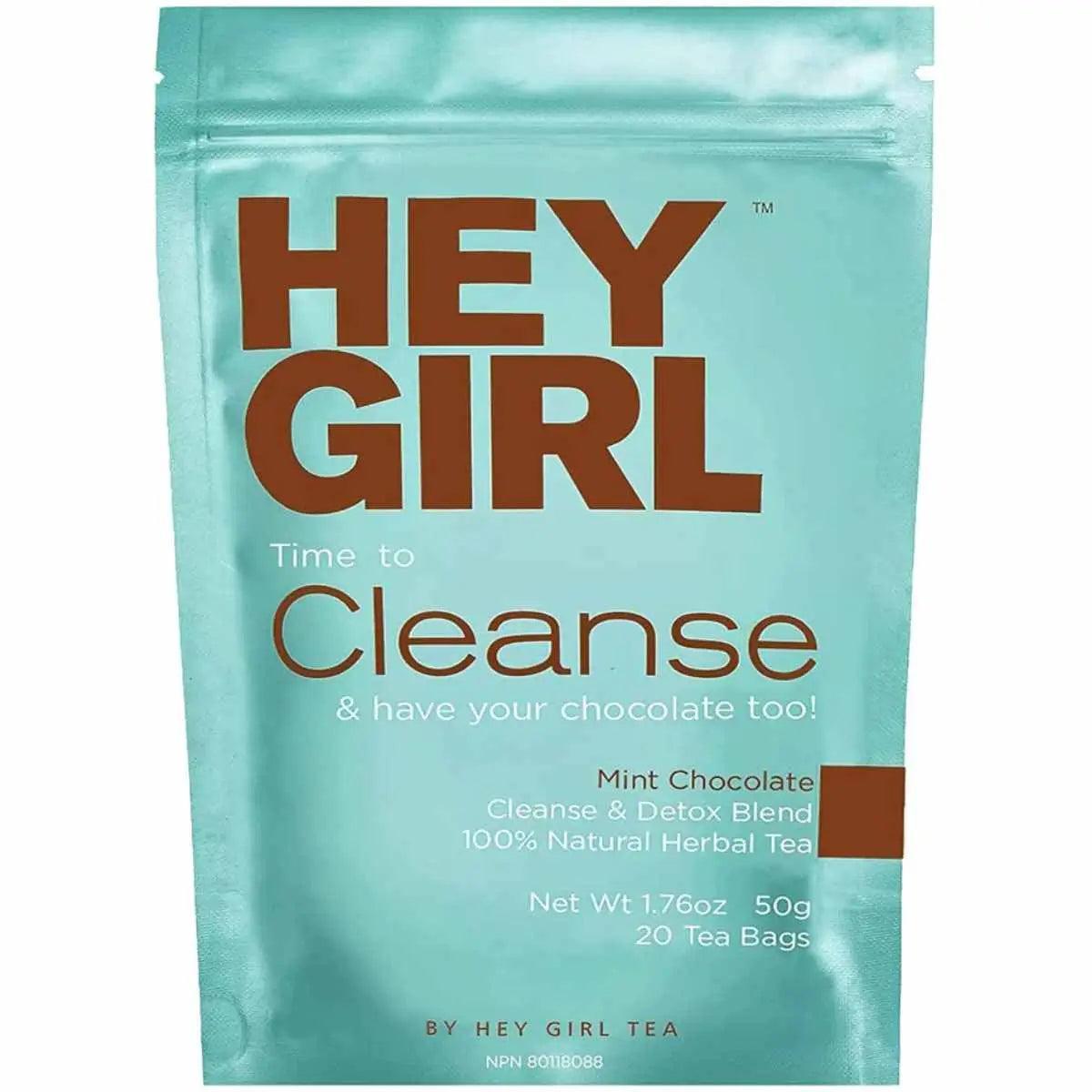 Hey Girl te para desintoxicar - Sabor Chocolate - 50 g - 20 Servicios - Haz Tu Pedido