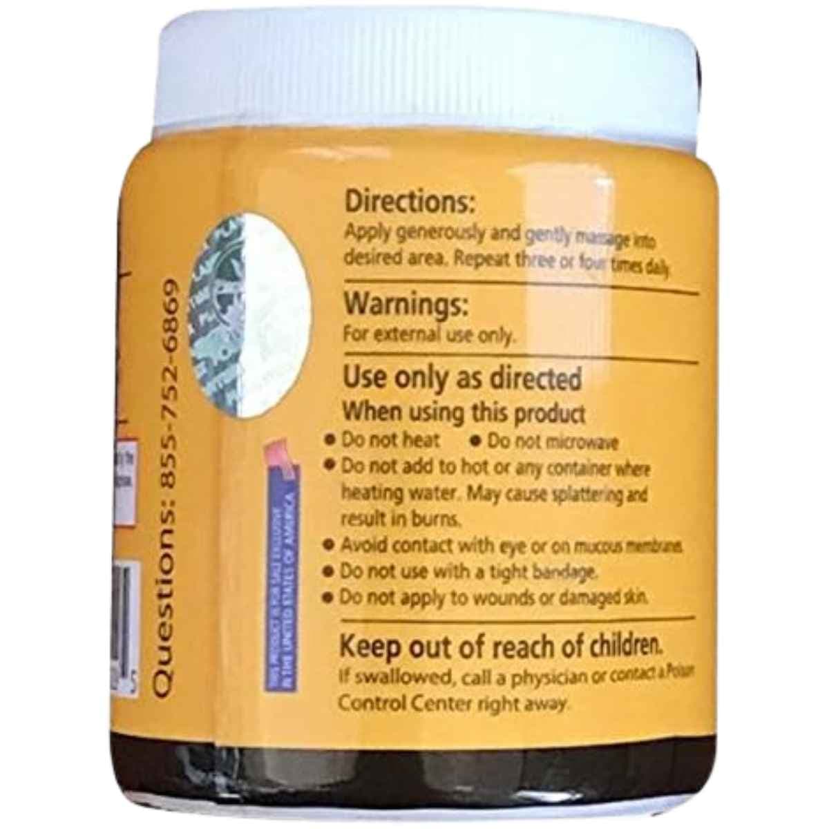 Etiqueta con instrucciones de uso y advertencias del ungüento Mamisan Ungüento Cosmético 200 g