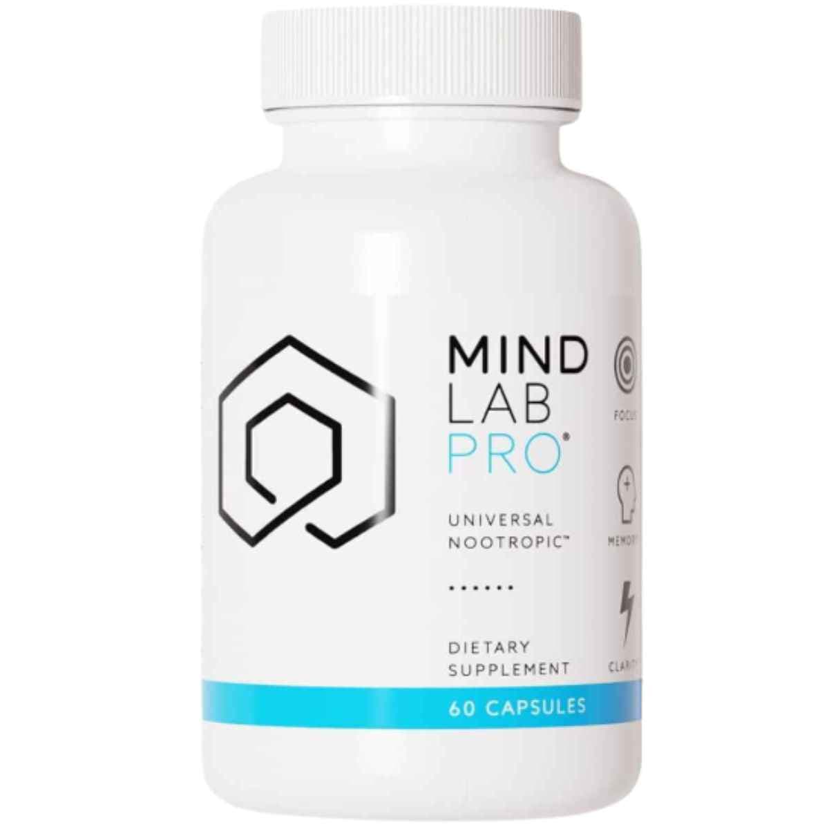 Frasco de Mind Lab Pro Nootrópico con 60 cápsulas
