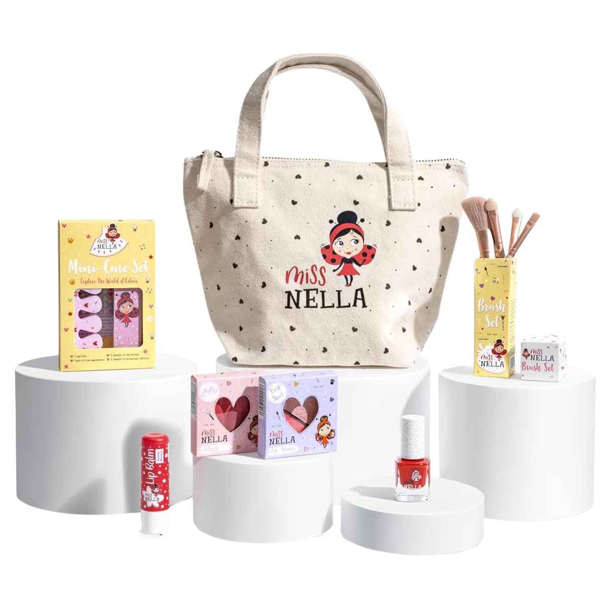 Set de maquillaje infantil Miss Nella Sweetheart Tote, variante Glamorous Picks