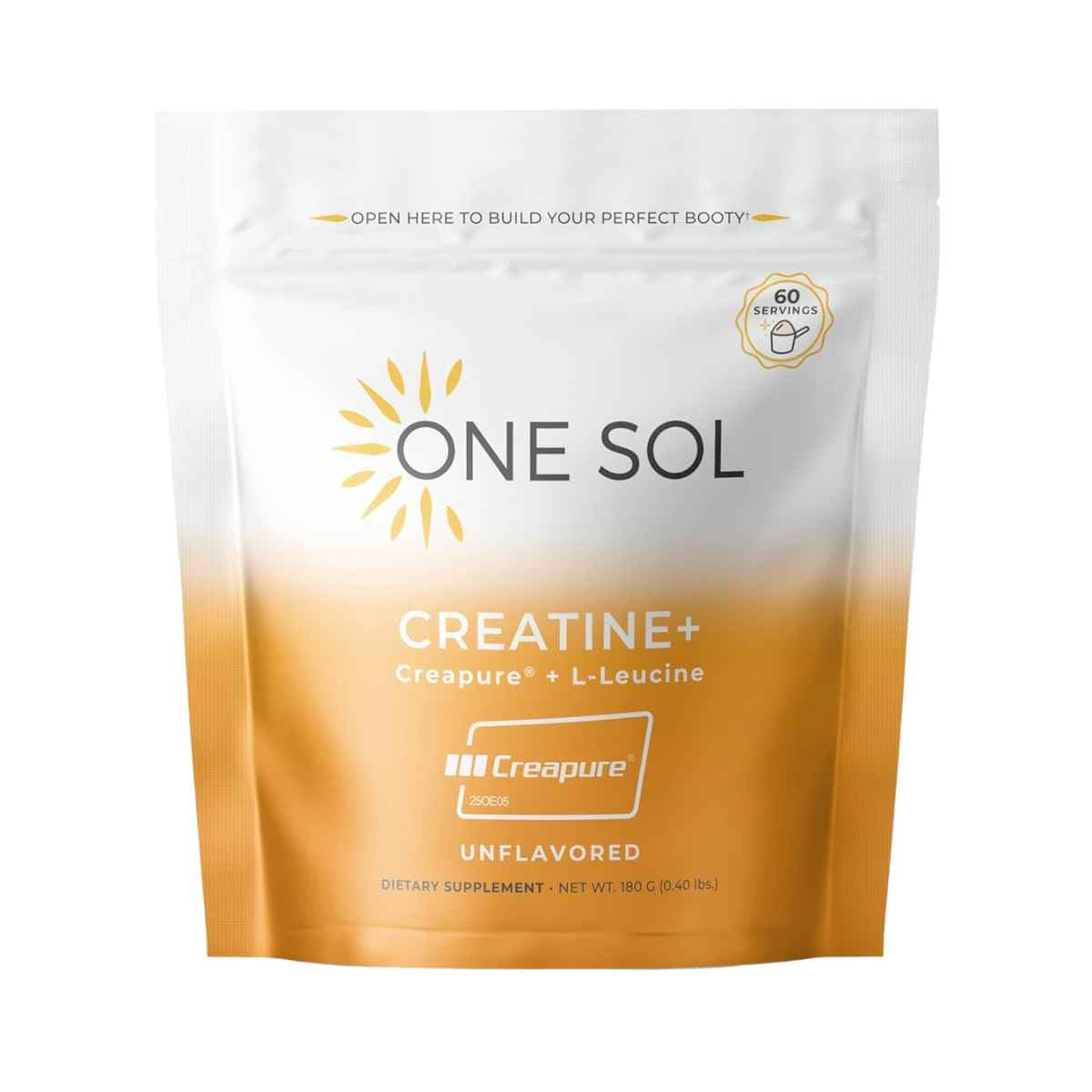 Bolsa de suplemento One Sol Creatina Monohidrato Creapure 180 g