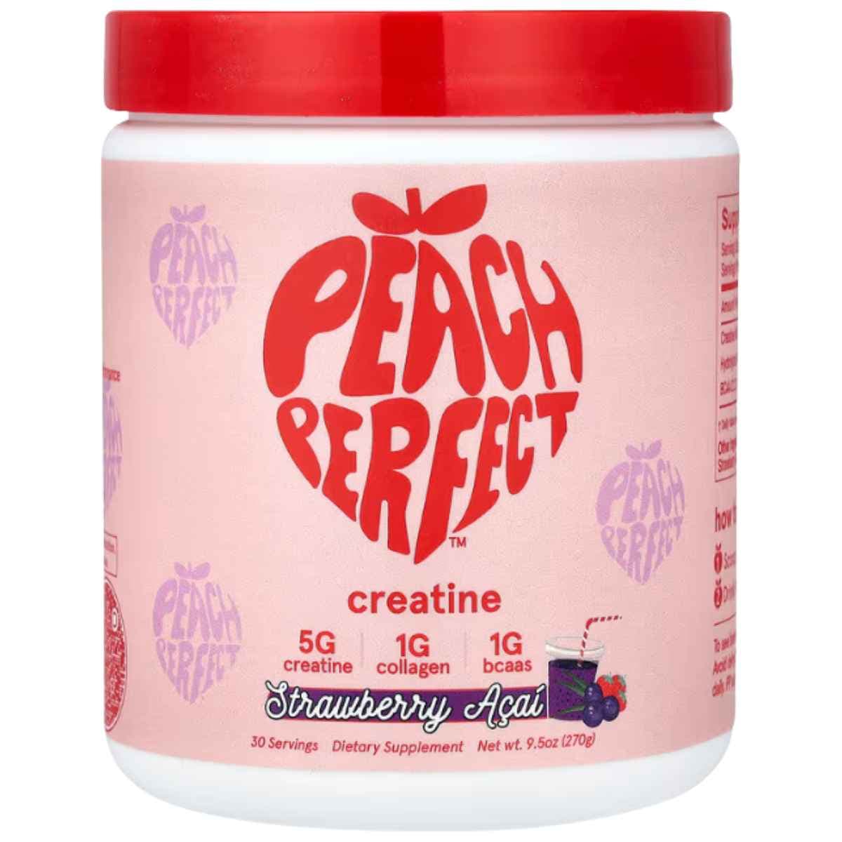Peach Perfect Creatine Strawberry Acai
