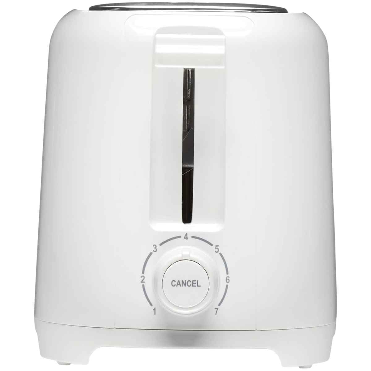 Tostadora Proctor Silex 22216G blanca de dos rebanadas vista de frente