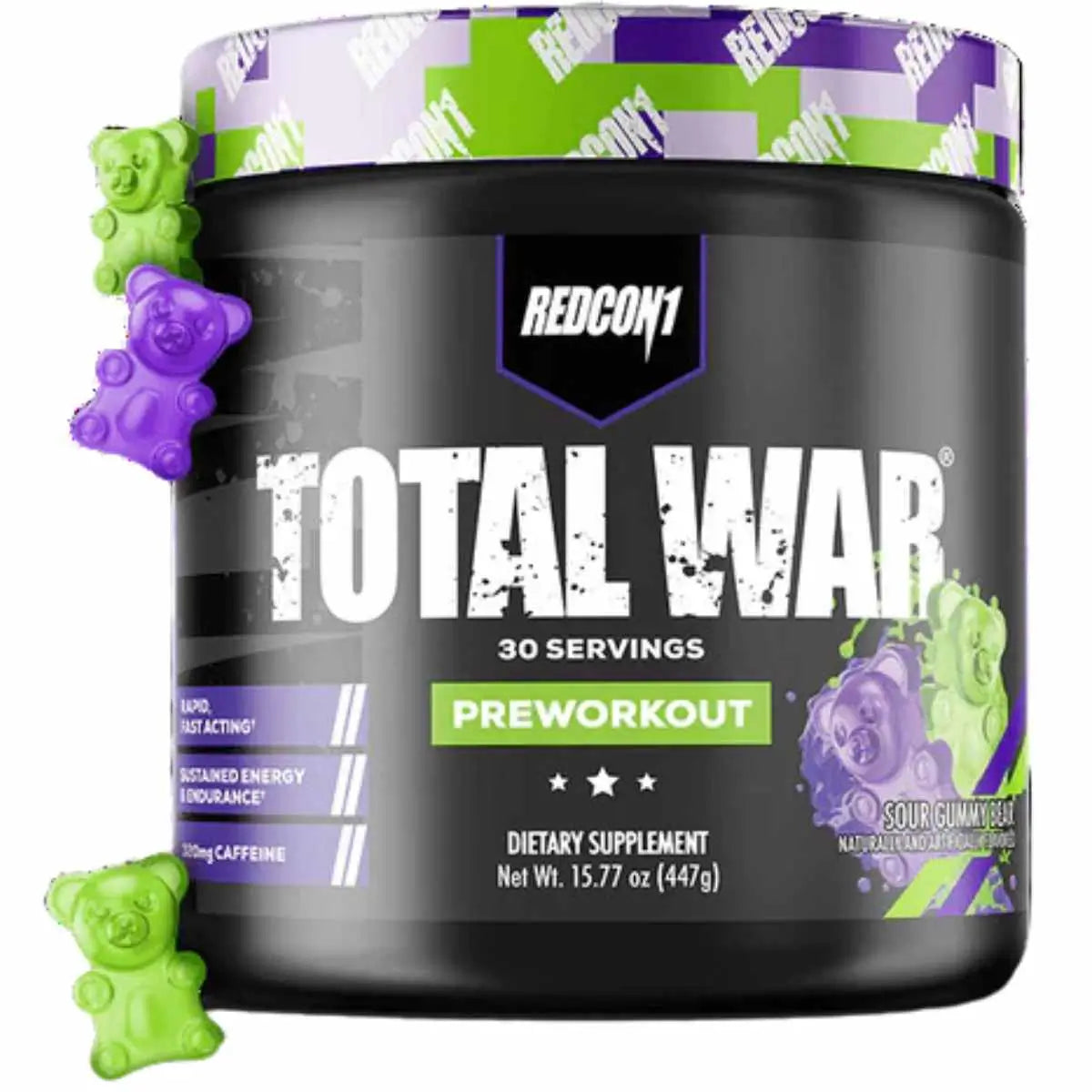 Redcon1 pre entrenamiento - Sabor Osito de goma agria - 447 g - 30 Servicios - Haz Tu Pedido