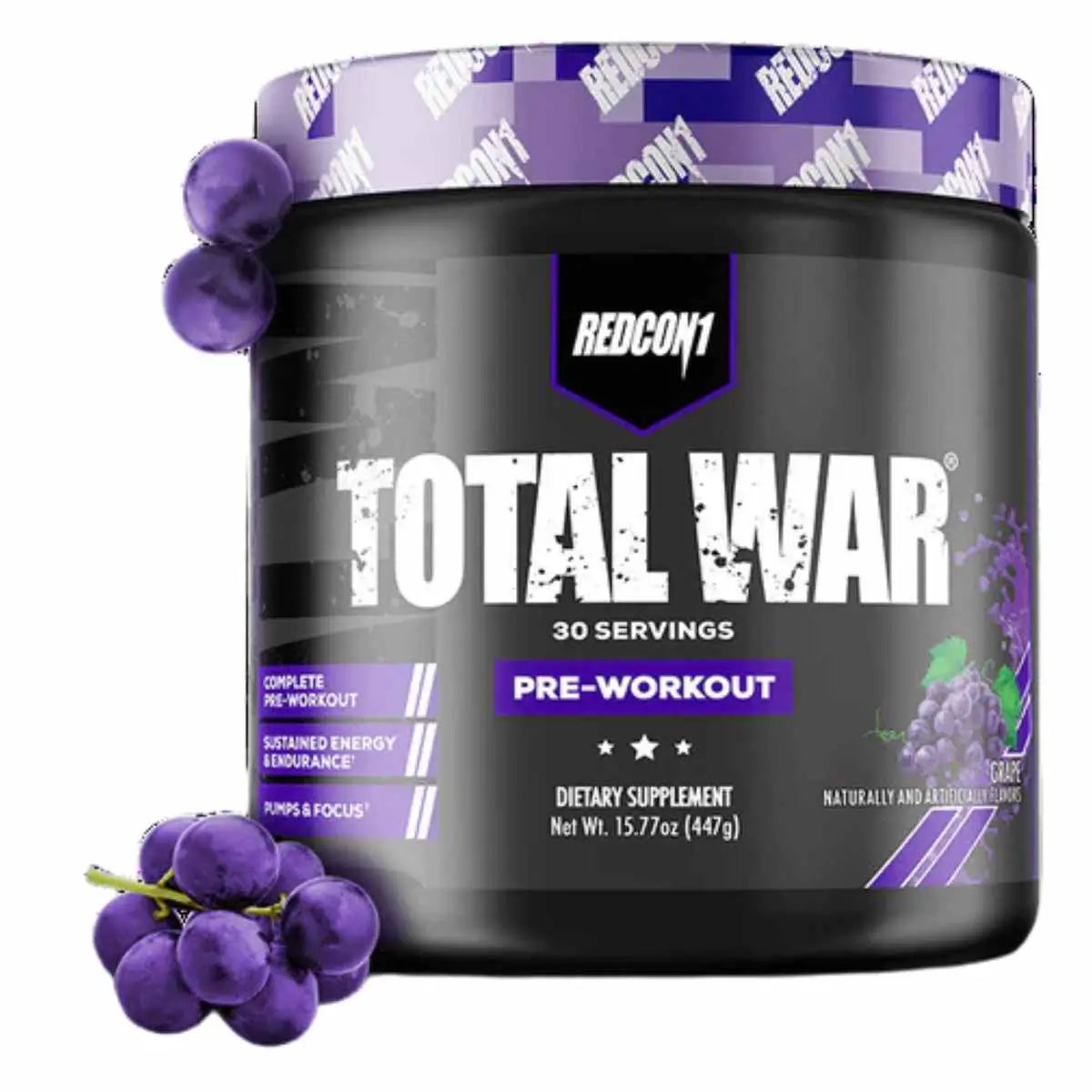 Redcon1 pre entrenamiento - Sabor Uva - 447 g - 30 Servicios - Haz Tu Pedido