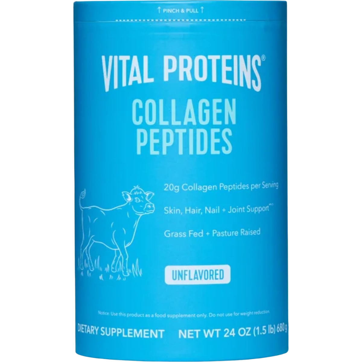 Vital Proteins péptidos de colágeno sin sabor, envase de 680 g