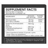 PrimalFX KRUMM - Fórmula Avanzada de Apoyo para un Sueño Saludable - 60 Cápsulas - Tabla Nutricional - Haz Tu Pedido