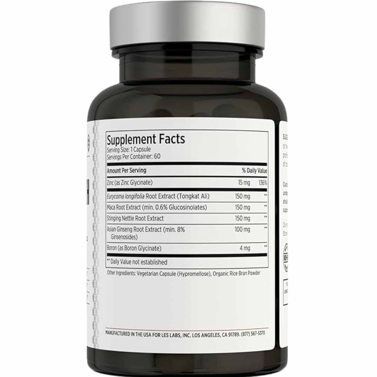 Incrementador De Testosterona - 60 Cápsulas - Haz Tu Pedido