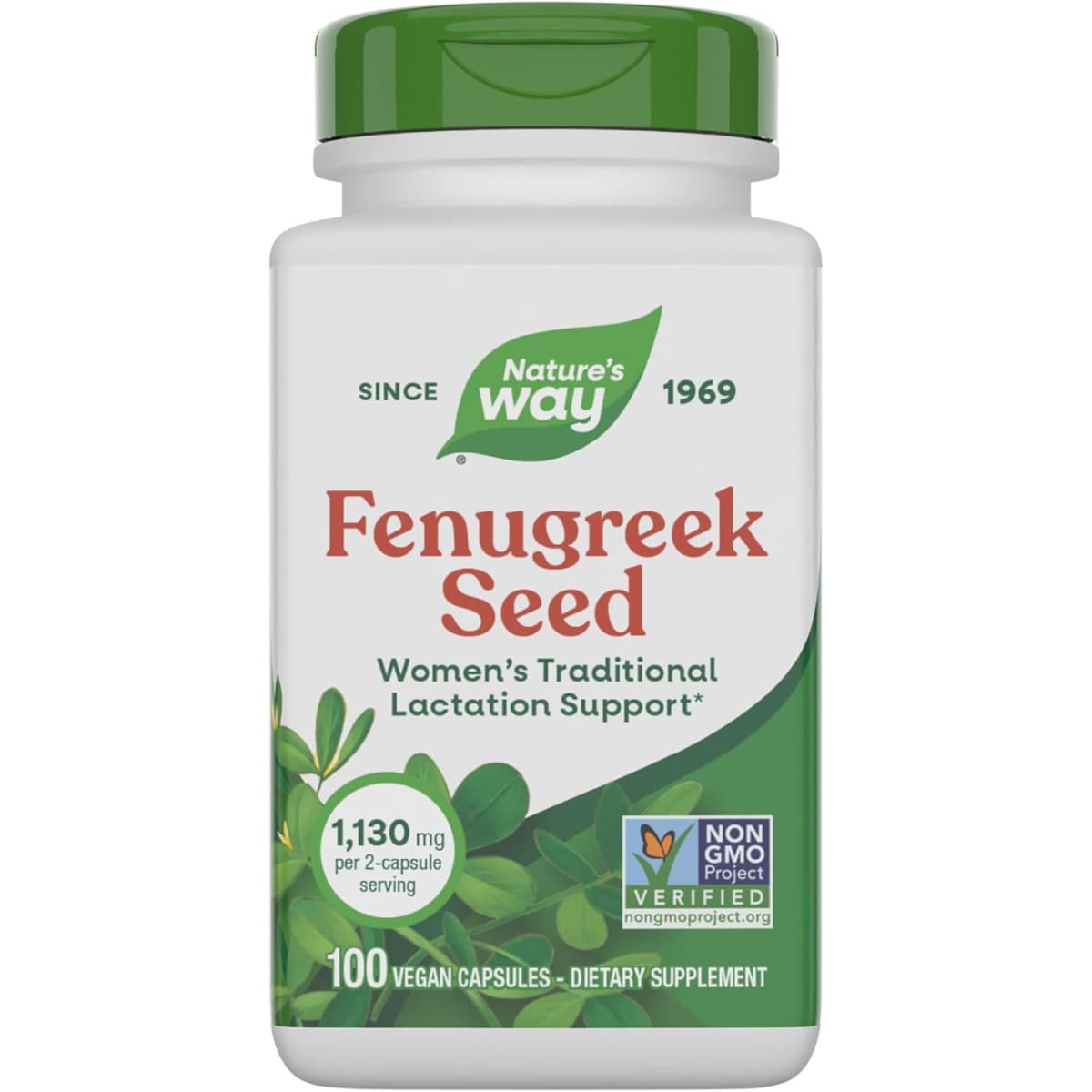 Natures Way Semillas de Fenogreco - Cápsulas Veganas