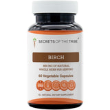 Secrets Of The Tribe Abedul 800 Mg Para Detox y Salud Renal – 60 Cápsulas Vegetales