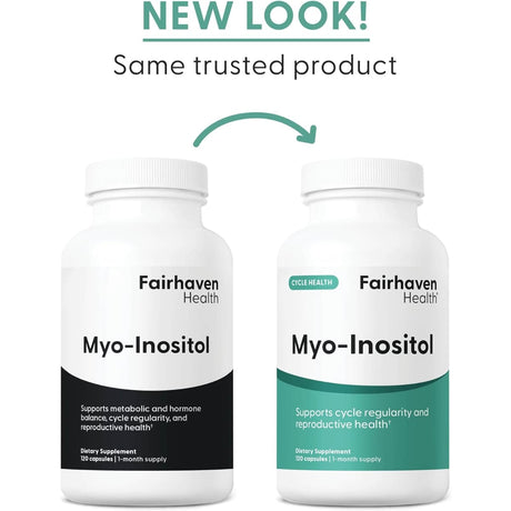 Fairhaven Health Myo-Inositol For Men And Womens - 120 Cápsulas