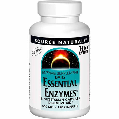 Enzimas Esenciales - 500 mg - 120 Cápsulas - Haz Tu Pedido