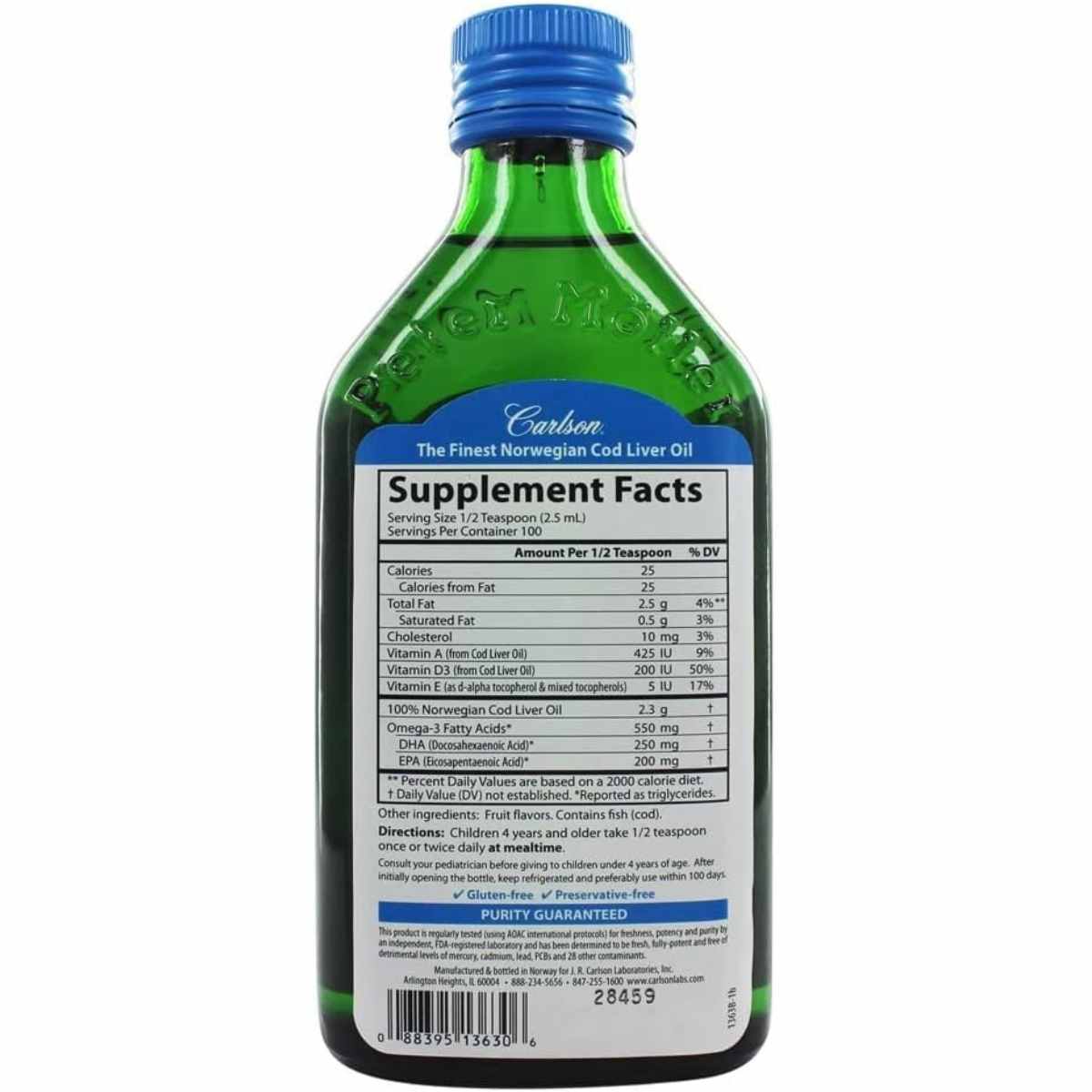 Aceite Hígado de Bacalao para Niños - 250 ml - Haz Tu Pedido