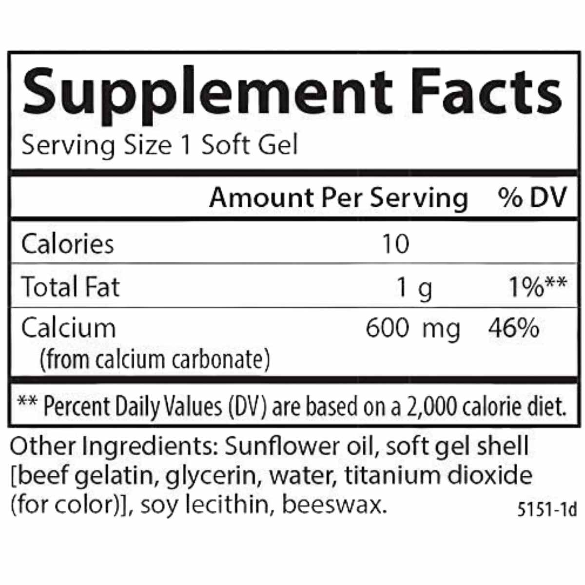 Citrato de Calcio 600mg - Haz Tu Pedido
