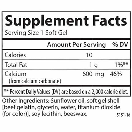 Citrato de Calcio 600mg - Haz Tu Pedido