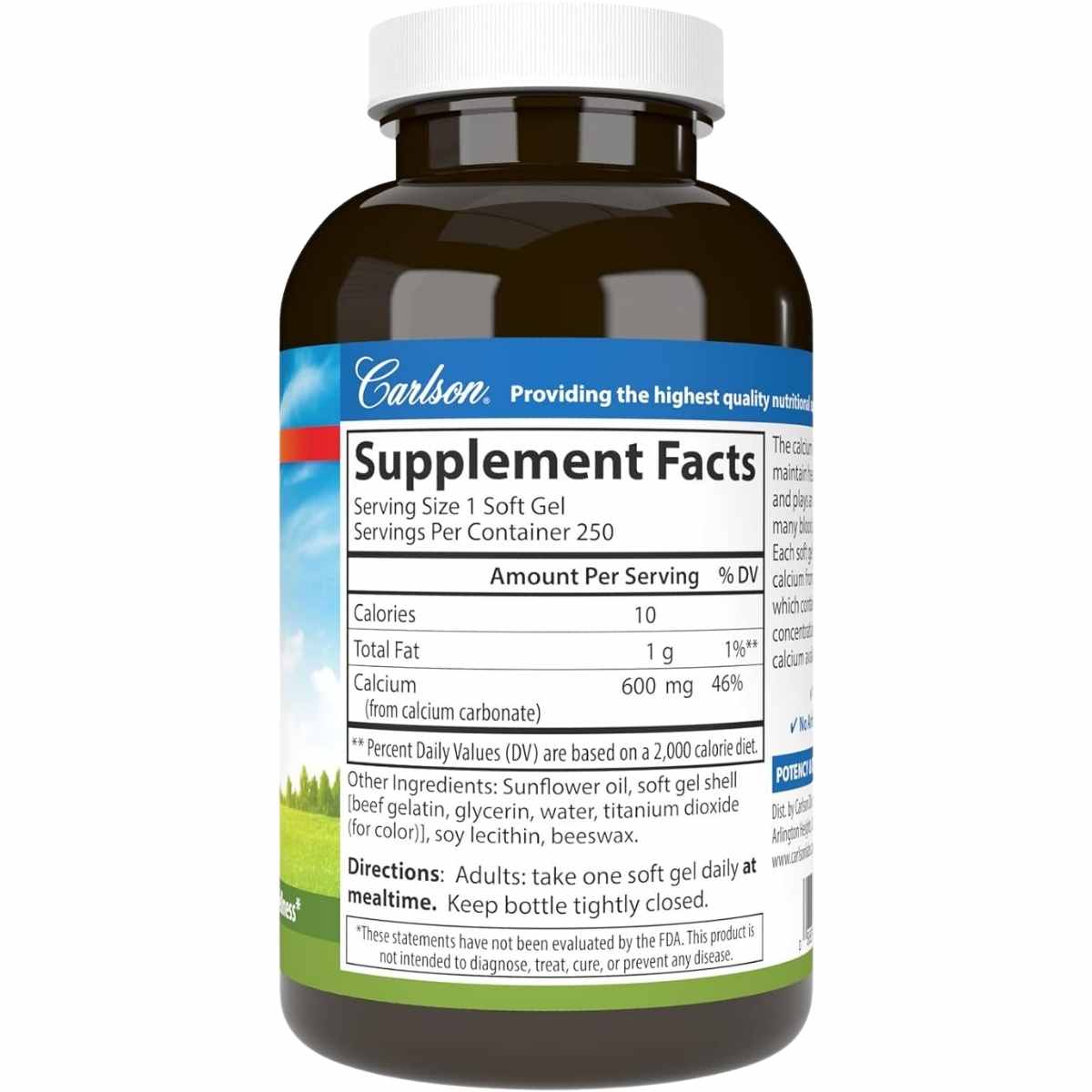Citrato de Calcio 600mg - Haz Tu Pedido