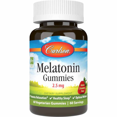 Melatonina - 2.5 mg - Fresa - 60 Gomas Vegetarianas - Haz Tu Pedido