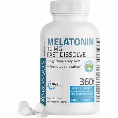 Melatonina 10 mg - Hierbabuena - 360 Pastillas - Haz Tu Pedido