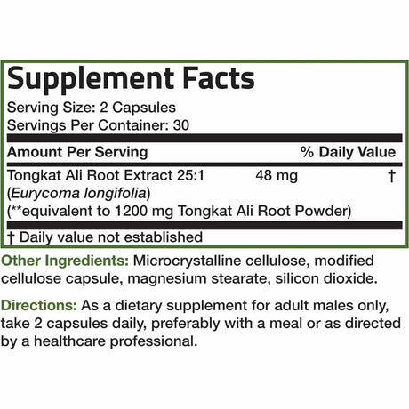 Tongkat Ali - 1200 mg - Haz Tu Pedido