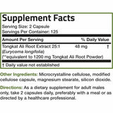 Tongkat Ali - 1200 mg - Haz Tu Pedido
