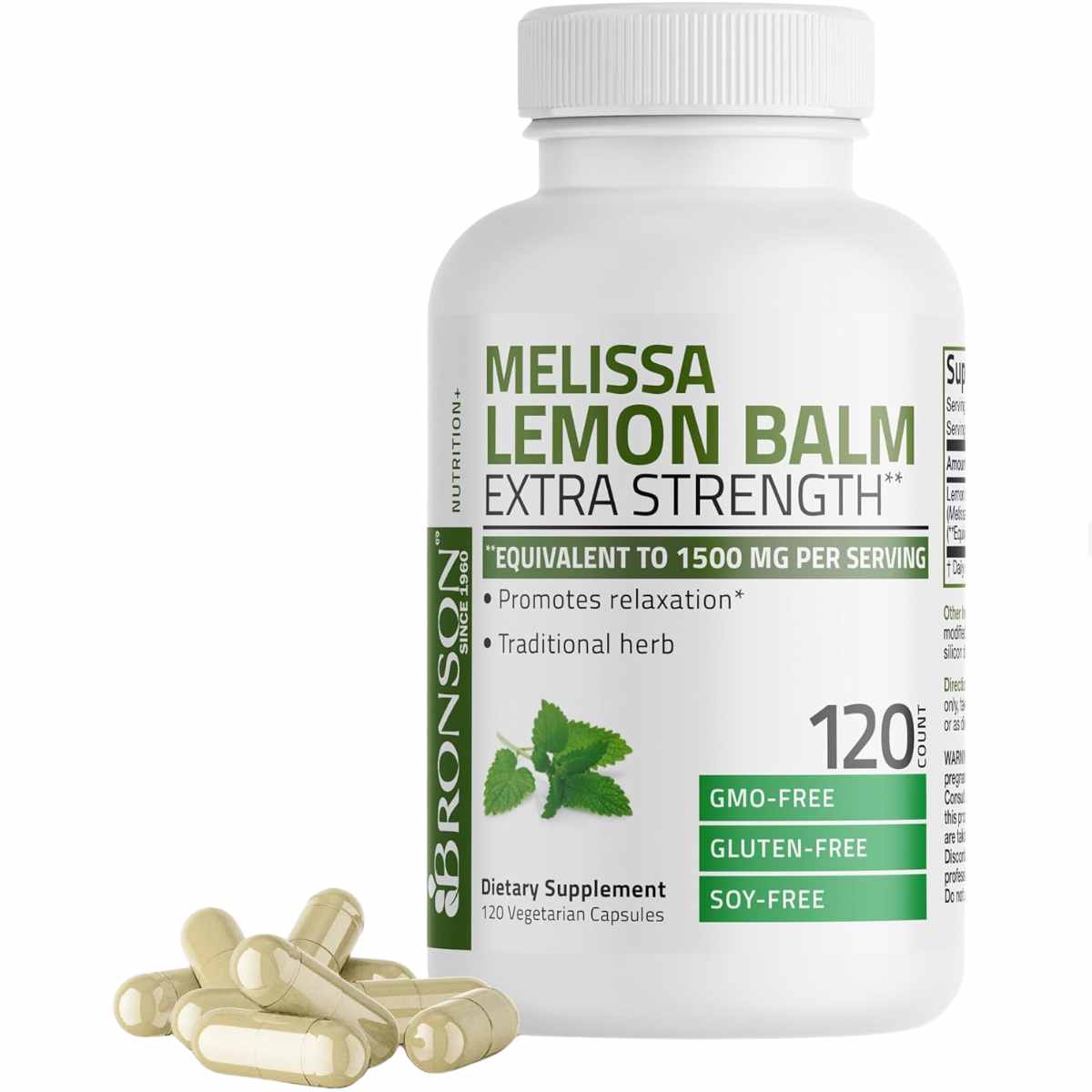 Melissa Bálsamo de limón - 1500 mg - Haz Tu Pedido
