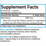 Extracto de Cereza Ácida - 2500 mg - Haz Tu Pedido