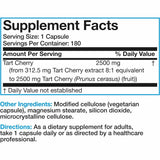 Extracto de Cereza Ácida - 2500 mg - Haz Tu Pedido