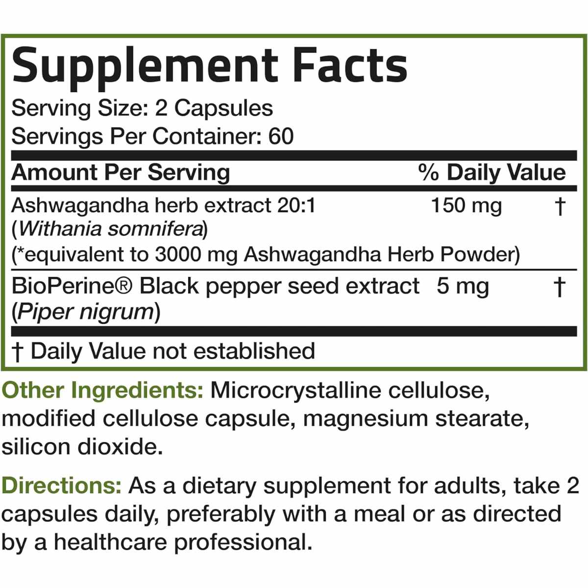 Ashwagandha - 3000 mg - Haz Tu Pedido