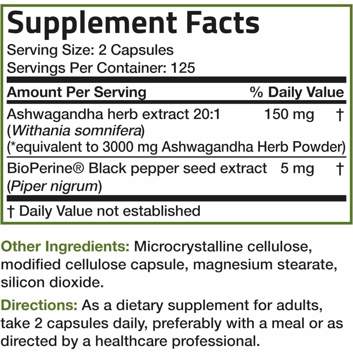 Ashwagandha - 3000 mg - Haz Tu Pedido