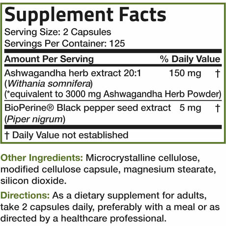 Ashwagandha - 3000 mg - Haz Tu Pedido