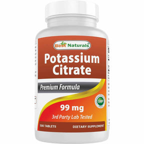 Citrato de Potasio - 99 mg - 500 Tabletas - Haz Tu Pedido