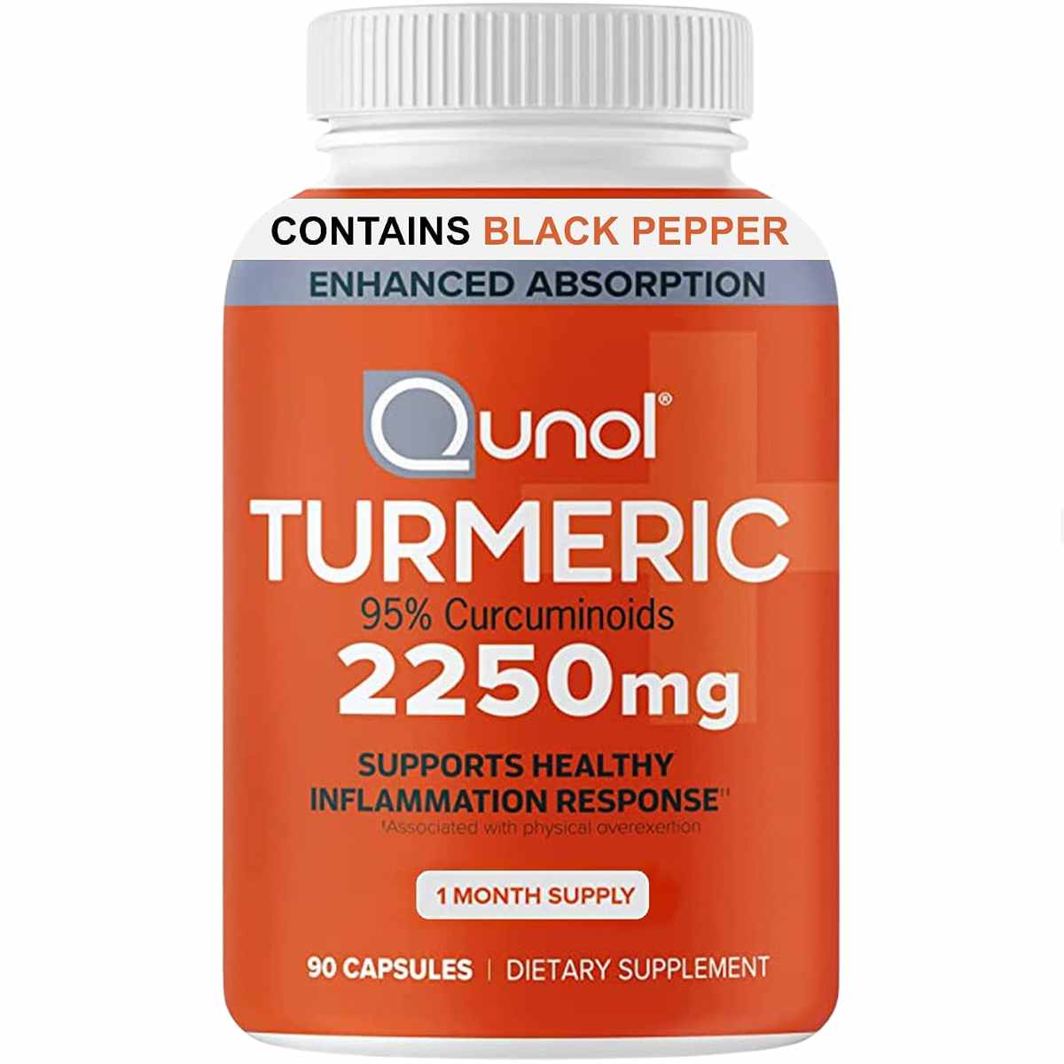 Cúrcuma - 2250 Mg - 90 Cápsulas - Haz Tu Pedido