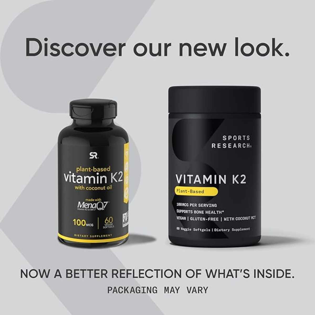 Sports Research Vitamin K2 with Coconut Oil -  60 Cápsulas Blandas Vegetales - Haz Tu Pedido