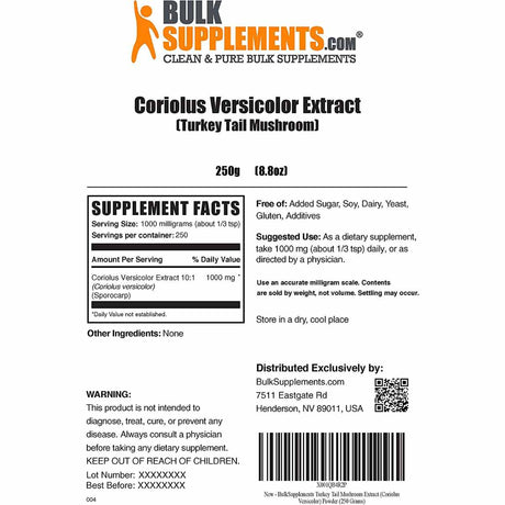 Extracto de Hongo de Cola de Pavo - 1000 mg - Haz Tu Pedido