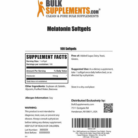 Melatonina 10 mg - Haz Tu Pedido