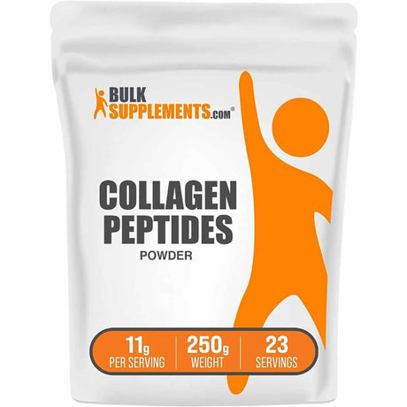 BulkSupplements.com Colágeno Hidrolizado Puro en Polvo - 250 g - Haz Tu Pedido