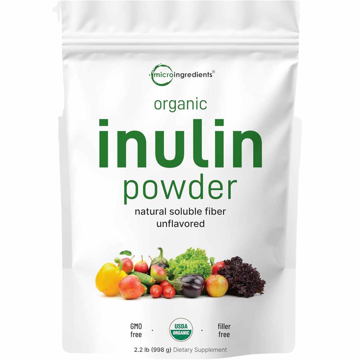 Inulina - 2600 mg - 1000 g - Haz Tu Pedido